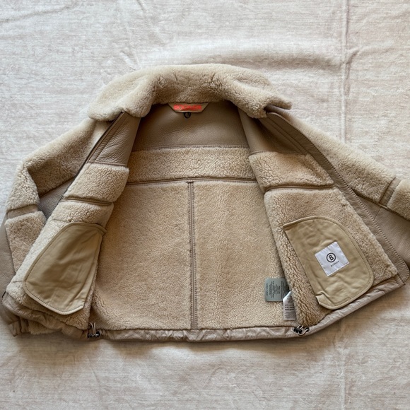 Bogner Cream Real Shearling Jacket —Rare - Picture 4 of 15
